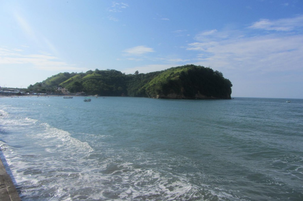 Blick auf die kleine Bucht von Sua